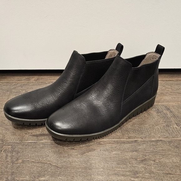 New Dansko Women's Louisa Black Burnished Leather Ankle Booties sz 42/US 11.5-12 - Picture 9 of 9